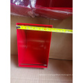 red color stretch strap band use metal dispenser box